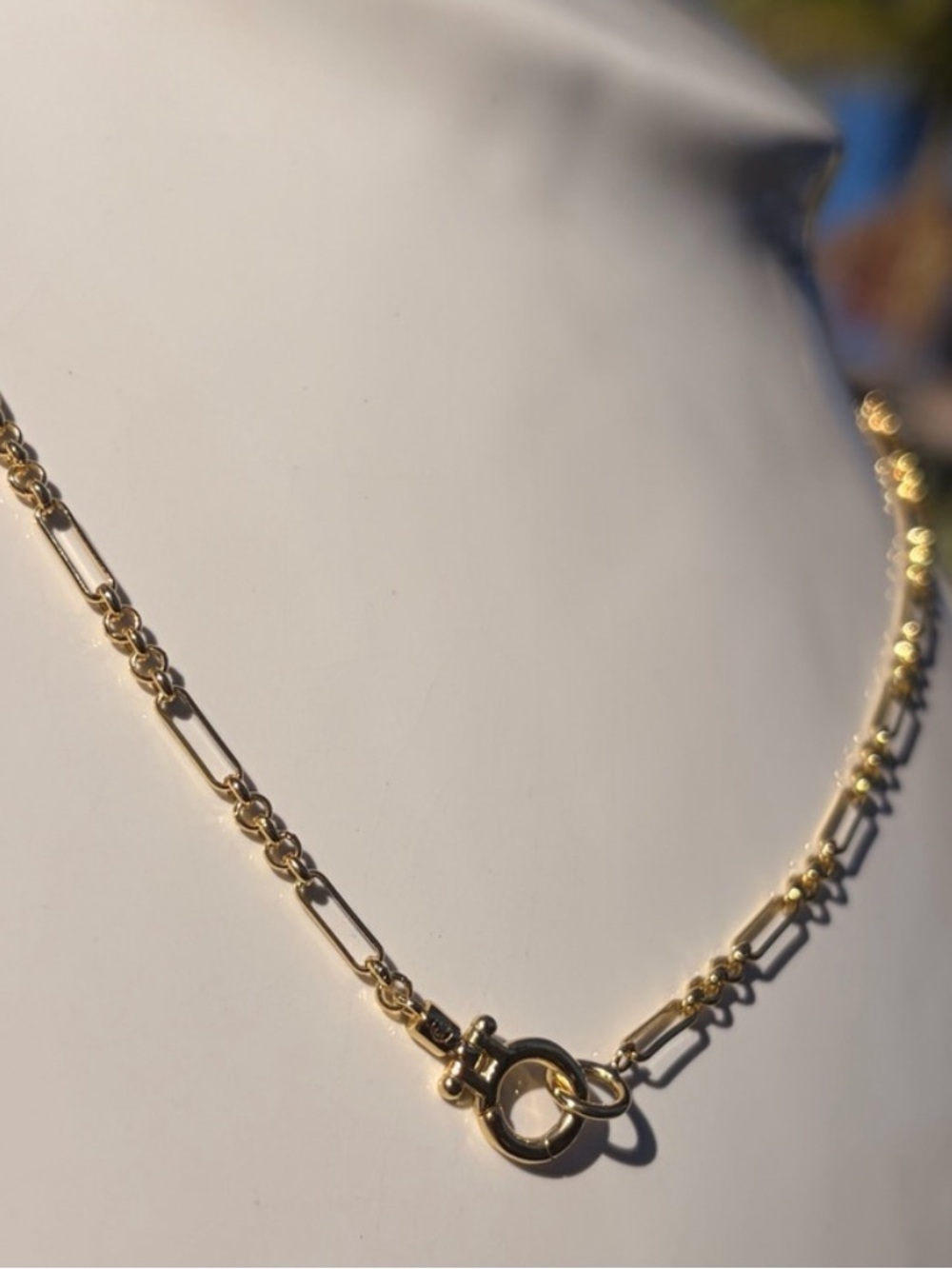 Gorjana Reed Mini Paperclip Necklace